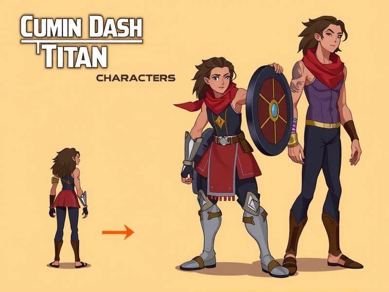 Cumin Dash Titan Character Selection Cumin Dash Titan Characters